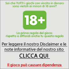 disclaimer gioco d'azzardo